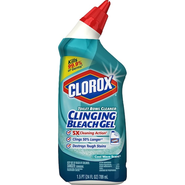 Clorox Cool Wave Scent Toilet Bowl Cleaner 24 oz Gel 30620 - main